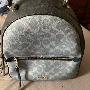Blue Coach Backpack